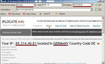 Hide-IP-Browser screenshot