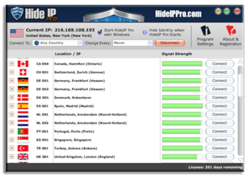Hide IP Pro screenshot