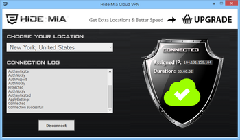 Hide Mia Cloud VPN screenshot