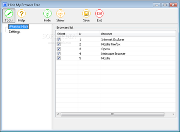 Hide My Browser Free screenshot