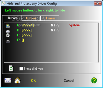 Hide & Protect any Drives screenshot
