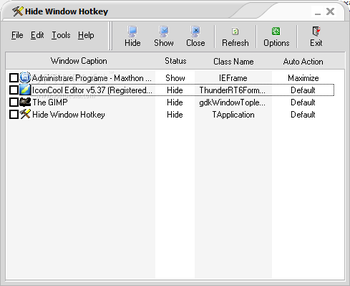 Hide Window Hotkey screenshot