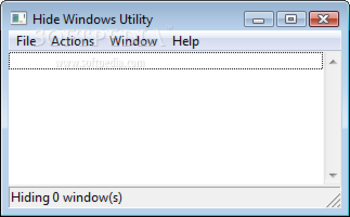 Hide Windows screenshot