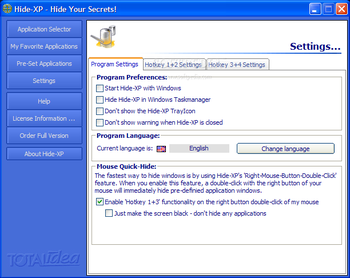 Hide-XP screenshot 4
