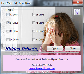 HideMe! Hide Your Drive screenshot