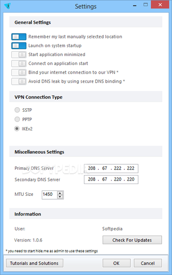 hide.me VPN screenshot 4