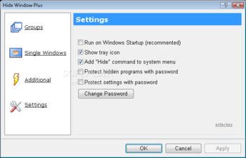 HideWindowPlus screenshot 4