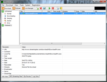 HiDownload Pro screenshot