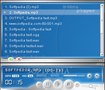 Hiena mp3 Player screenshot