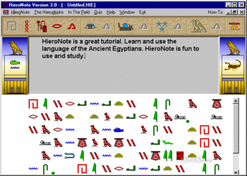 HieroNote screenshot