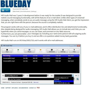 HiFi Audio Mail screenshot