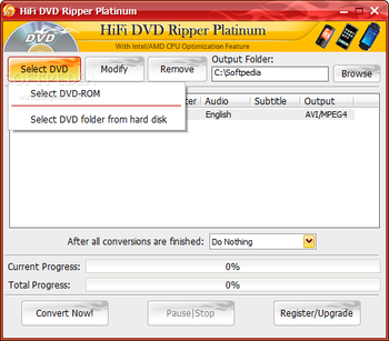 HiFi DVD Ripper screenshot 2