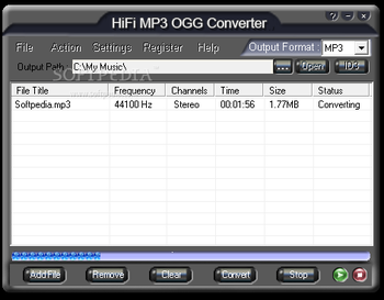 HiFi MP3 OGG Converter screenshot