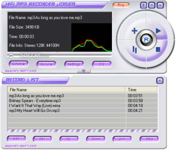HiFi MP3 Recorder Joiner screenshot 3