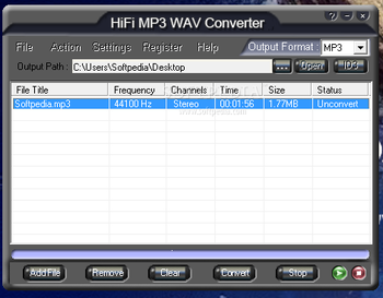 HiFi MP3 WAV Converter screenshot