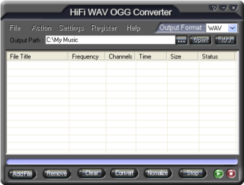 HiFi WAV OGG Converter screenshot 2