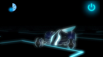 High definition Tron Light Car Screensaver screenshot