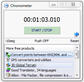 High Resolution Chronometer screenshot