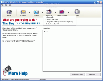 Highly Effective Marketing Plan (HEMP) screenshot 3