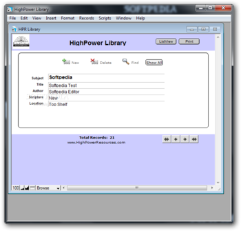 HighPower Library screenshot 2