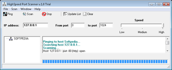HighSpeed Port Scanner screenshot