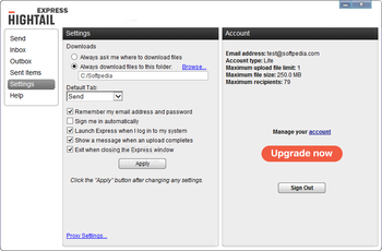 Hightail Express (formerly YouSendIt Express) screenshot 3