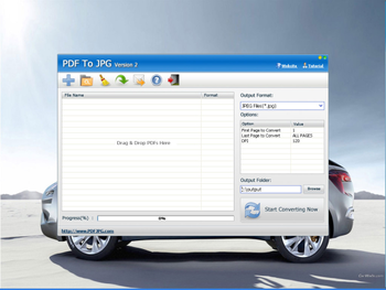 HiHiSoft PDF to JPG screenshot