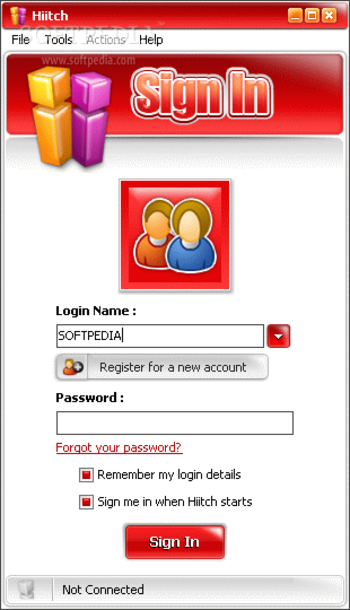 Hiitch screenshot