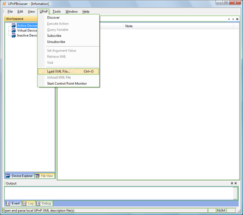 HiliSoft UPnP Browser screenshot