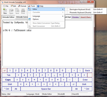 Hindi Unicode Converter screenshot 4