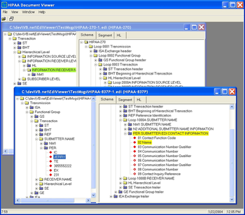 HIPAA Document Viewer screenshot