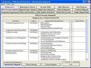 HIPAA Security Rule Assistant screenshot 2