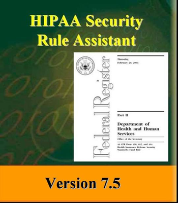 HIPAA Security Rule Assistant screenshot
