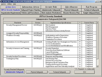 HIPAA Security Rule Assistant screenshot 2