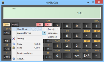HiPER Calc screenshot 2