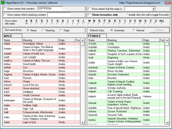 HippoName screenshot