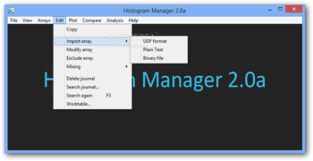 Histogram Manager screenshot 2