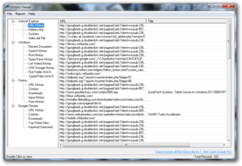 History Viewer screenshot