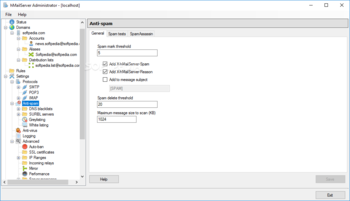 hMailServer screenshot 10
