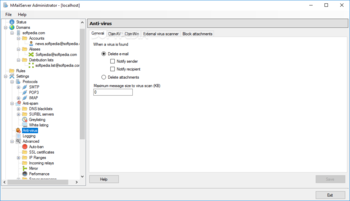 hMailServer screenshot 11
