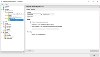 hMailServer screenshot 6
