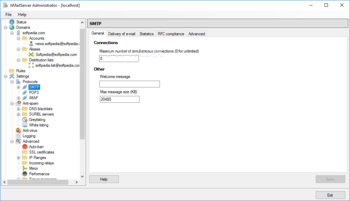 hMailServer screenshot 9