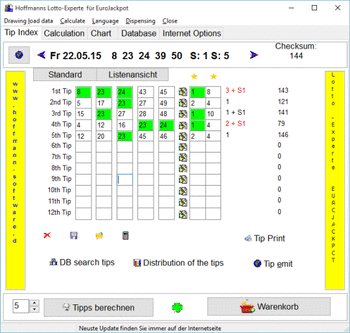 Hoffmanns Lotto-Experte EuroJackpot screenshot