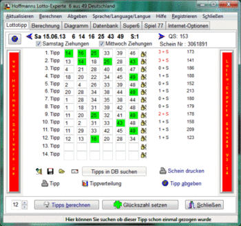 Hoffmanns Lotto-Experte Germany screenshot