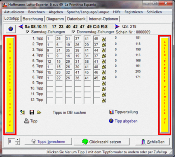 Hoffmanns Lotto-Experte La Primitiva screenshot