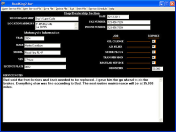 Hog Loggin Motorcycle Service Manager screenshot 2
