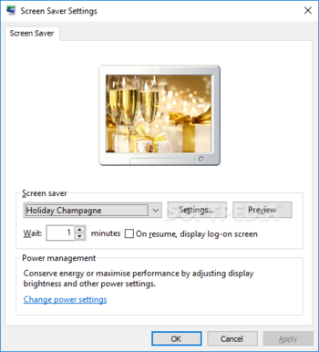 Holiday Champagne Screensaver screenshot 2