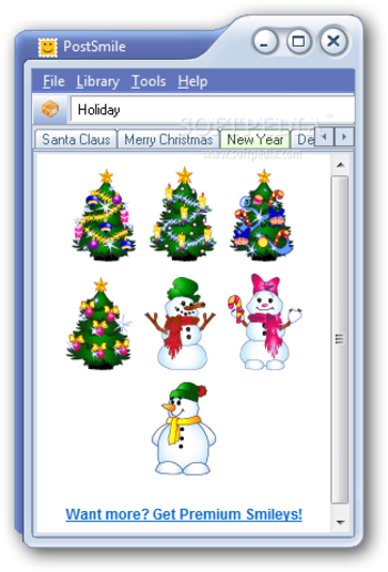 Holiday Smiley Collection for PostSmile screenshot