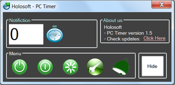 Holosoft PC Timer screenshot