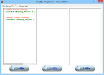 Holy SEO Proxy Scraper screenshot 2